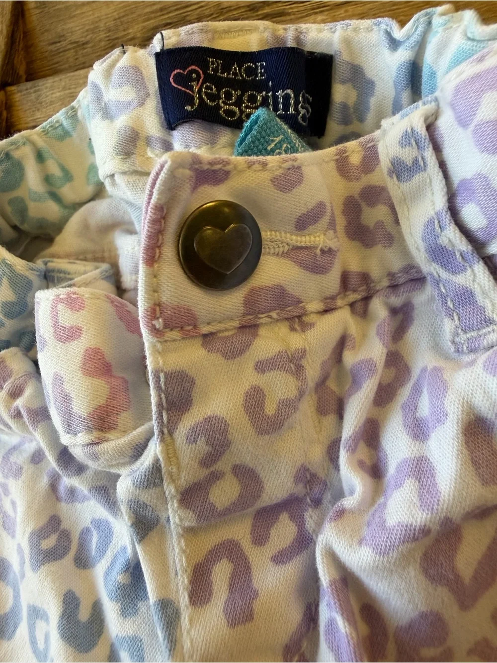 The Children's Place 18-24 Months Girls Jeggings Bundle Ombré Cheetah & Pastel